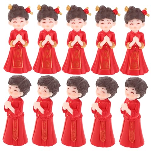 WHAMVOX 5 Paare Chinesische Hochzeitsfigurinen Mikro Landschaft Braut Bräutigam Statue Traditionelle Asiatische Dekoration Torten Cake Topper WHAMVOX 5 Paare Chinesische Hochzeitsfigurinen Mikro Landschaft Braut Bräutigam Statue Traditionelle Asiatische Dekoration Torten Cake Topper von WHAMVOX