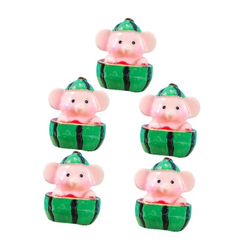 WHAMVOX Elefanten-wassermelonen-Statue 5 Stück Tierfiguren Für Garten Heimdekoration Pflanzenornament WHAMVOX Elefanten-wassermelonen-Statue 5 Stück Tierfiguren Für Garten Heimdekoration Pflanzenornament von WHAMVOX