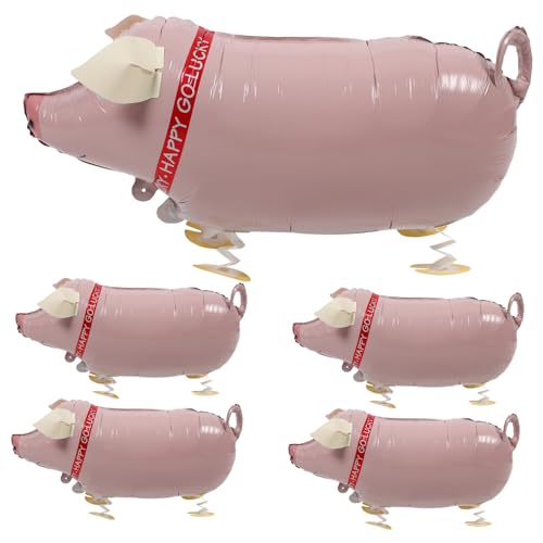 WHAMVOX 5 Stück Teiliges Aufblasbare Schweine luftballons Lustiges Partyspiel zubehör aus Leichtem Material Sichere Griffe für Geburtstagsfeiern Pool Strandpartys WHAMVOX 5 Stück Teiliges Aufblasbare Schweine luftballons Lustiges Partyspiel zubehör aus Leichtem Material Sichere Griffe für Geburtstagsfeiern Pool Strandpartys von WHAMVOX