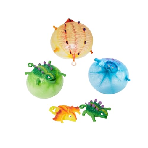 WHAMVOX 5 Stück Teiliges Aufblasbares TPR Dinosaurierform Stressabbau Aufblas Spaß für Party Geschenk WHAMVOX 5 Stück Teiliges Aufblasbares TPR Dinosaurierform Stressabbau Aufblas Spaß für Party Geschenk von WHAMVOX