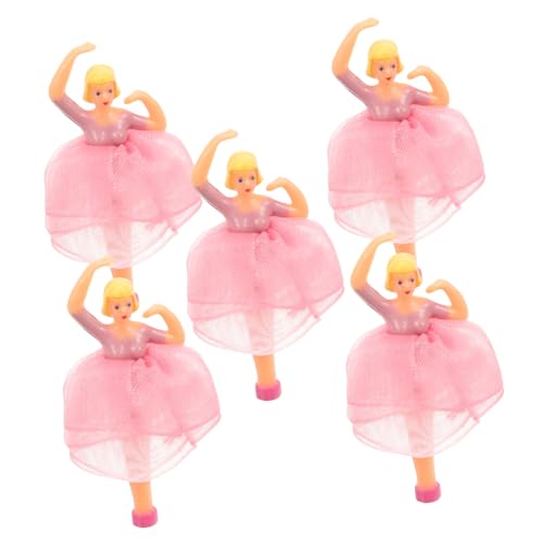 WHAMVOX 5 Stück Teiliges Balletttänzerin Musikbox Zubehör Filigrane Prinzessin Figur Detailreiche Ballettpuppe Dekoration für Spieluhren Langlebig und Sicher für Sammler und Geschenk von WHAMVOX