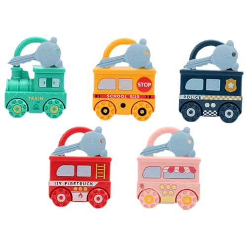 WHAMVOX 5 Stück Teiliges Montessori Lernspielzeug für Pädagogisches Entsperrspielzeug aus Kunststoff Fördert Feinmotorik Problemlösung und Kognitive Fähigkeiten für Geburtstagsgeschenke WHAMVOX 5 Stück Teiliges Montessori Lernspielzeug für Pädagogisches Entsperrspielzeug aus Kunststoff Fördert Feinmotorik Problemlösung und Kognitive Fähigkeiten für Geburtstagsgeschenke von WHAMVOX