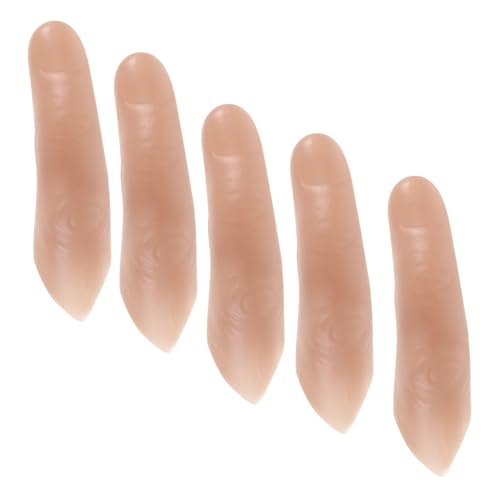WHAMVOX 5 Stück Teiliges Set Realistischer Extra Langer Fake Finger für Zaubertricks und Theater Kreative Prothese für Halloween Party Scherze und Rollenspiele Lebensechte Requisiten für WHAMVOX 5 Stück Teiliges Set Realistischer Extra Langer Fake Finger für Zaubertricks und Theater Kreative Prothese für Halloween Party Scherze und Rollenspiele Lebensechte Requisiten für von WHAMVOX