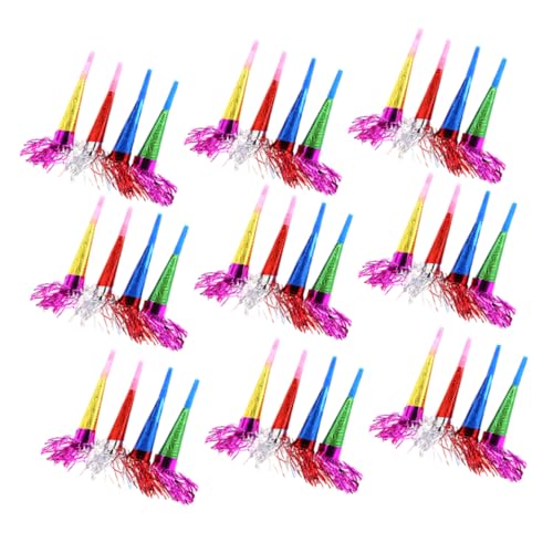 WHAMVOX 50 Stück Lautsprecher Aus Laserpapier Blowouts Partygeschenke Partykrachmacher Für Festivals Partybläser Und Krachmacher Blowouts Partypfeifen Krachmacher Pfeift Lärm Plastik WHAMVOX 50 Stück Lautsprecher Aus Laserpapier Blowouts Partygeschenke Partykrachmacher Für Festivals Partybläser Und Krachmacher Blowouts Partypfeifen Krachmacher Pfeift Lärm Plastik von WHAMVOX