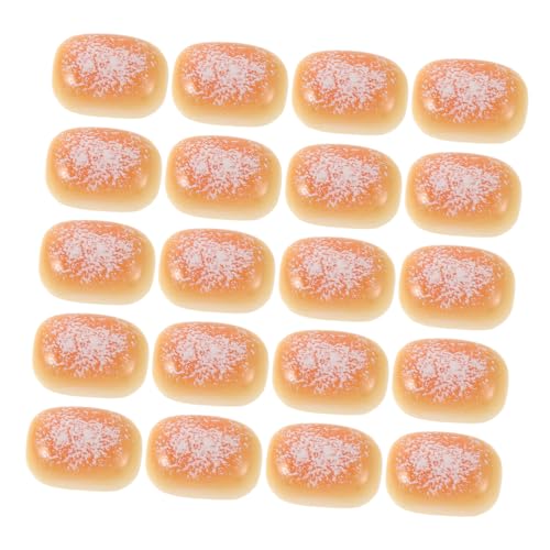 WHAMVOX 50 Stück Teiliges Mini Brot Realistische Resin Miniatur Kokosbrot Modelle Künstliche Lebensmittel Dekoration für DIY Basteln Kuchen Küchendeko Detailgetreue Miniatur Lebensmittel WHAMVOX 50 Stück Teiliges Mini Brot Realistische Resin Miniatur Kokosbrot Modelle Künstliche Lebensmittel Dekoration für DIY Basteln Kuchen Küchendeko Detailgetreue Miniatur Lebensmittel von WHAMVOX