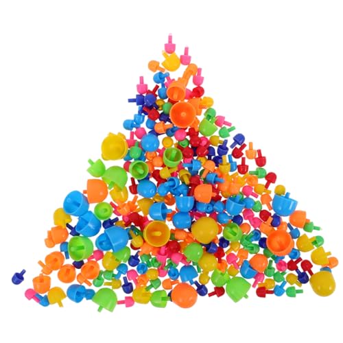 WHAMVOX 592 Stücke Teiliges Pilznagel Steckbrett für Feinmotorische Kreatives DIY Puzzle Peg Sicher und Präzise Gefertigt für Hand-Auge-koordination und Kognitive Entwicklung WHAMVOX 592 Stücke Teiliges Pilznagel Steckbrett für Feinmotorische Kreatives DIY Puzzle Peg Sicher und Präzise Gefertigt für Hand-Auge-koordination und Kognitive Entwicklung von WHAMVOX