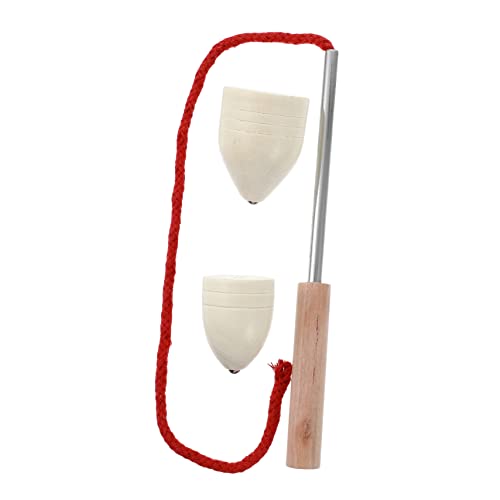 WHAMVOX 5Sätze Holz Whipping Tops Für Vintage Kreisel Mit Schnur Hölzernes Spinnspielzeug Für Outdoor Unterhaltung Und Intelligenzspiel Für Jungen Und Mädchen von WHAMVOX