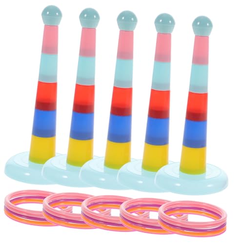 WHAMVOX 5Sätze Ringwurfspielzeuge für Teiliges mit Pädagogischen Ringen Hand Augen Koordination und Farbverständnis für Drinnen und Draußen WHAMVOX 5Sätze Ringwurfspielzeuge für Teiliges mit Pädagogischen Ringen Hand Augen Koordination und Farbverständnis für Drinnen und Draußen von WHAMVOX