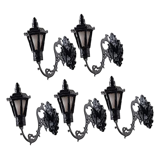 WHAMVOX 5Stücke Wandlampe Sandtisch DIY Materialien für Miniaturhäuser mit Warmem Licht Einfache Installation für Realistische Detailgestaltung WHAMVOX 5Stücke Wandlampe Sandtisch DIY Materialien für Miniaturhäuser mit Warmem Licht Einfache Installation für Realistische Detailgestaltung von WHAMVOX