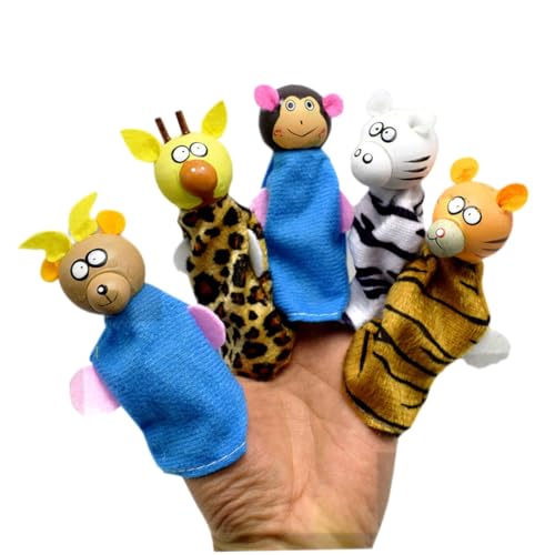 WHAMVOX Interaktive Tier-fingerpuppen 5-teiliges Set Geschichtenerzählspielzeug für Kleinkinder Jungen und Mädchen WHAMVOX Interaktive Tier-fingerpuppen 5-teiliges Set Geschichtenerzählspielzeug für Kleinkinder Jungen und Mädchen von WHAMVOX