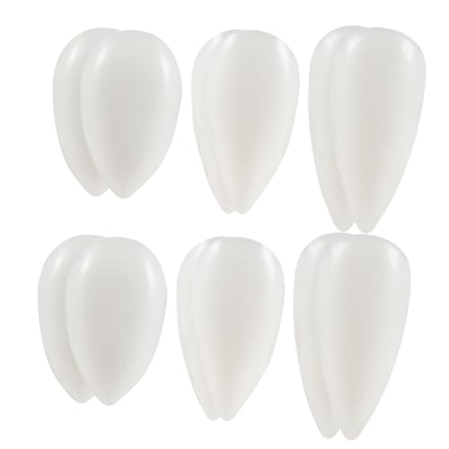 WHAMVOX 6 Paare Halloween Vampirzähne Verschiedene Langlebige Fake Zähne für Vampir Teufel Werwolf Cosplay Requisiten Gruselige Party Dekoration WHAMVOX 6 Paare Halloween Vampirzähne Verschiedene Langlebige Fake Zähne für Vampir Teufel Werwolf Cosplay Requisiten Gruselige Party Dekoration von WHAMVOX
