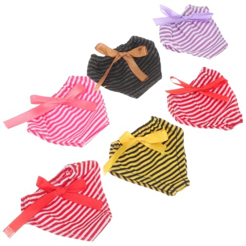 WHAMVOX 6 Stück Elastische Puppenunterwäsche Mini doll Panties für Puppen Wiederverwendbare Mädchen Puppenkleidung Zubehör Bunte Unterhosen zum Anziehen Zufällige Farbe Zufällige Farbe WHAMVOX 6 Stück Elastische Puppenunterwäsche Mini doll Panties für Puppen Wiederverwendbare Mädchen Puppenkleidung Zubehör Bunte Unterhosen zum Anziehen Zufällige Farbe Zufällige Farbe von WHAMVOX