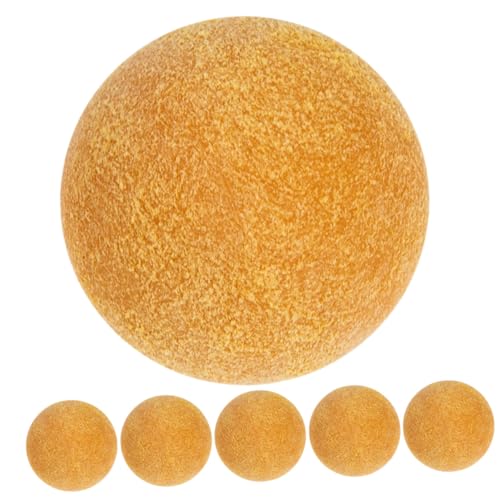 WHAMVOX 6 Stück Mini Tischfußballbälle Gelb Widerstandsfähige Ersatzbälle für Tischkicker Langlebige Tisch-Soccer-bälle Geeignet für Tischfußballtische WHAMVOX 6 Stück Mini Tischfußballbälle Gelb Widerstandsfähige Ersatzbälle für Tischkicker Langlebige Tisch-Soccer-bälle Geeignet für Tischfußballtische von WHAMVOX