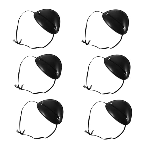 WHAMVOX 6 Stück Piraten Augenklappe Cosplay Augenmaske aus Kunststoff Flexibel und Atmungsaktiv für Halloween Party und Piraten Kostüm Wiederverwendbar Bequem und Langlebig WHAMVOX 6 Stück Piraten Augenklappe Cosplay Augenmaske aus Kunststoff Flexibel und Atmungsaktiv für Halloween Party und Piraten Kostüm Wiederverwendbar Bequem und Langlebig von WHAMVOX