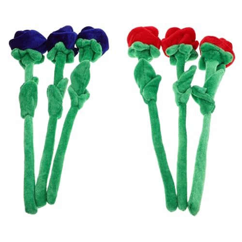 WHAMVOX 6 Stück Plüschrosen, Biegbare Blütenstiele, Rosen, Plüschstrauß, Spielzeugrosen, Weiches Blumenspielzeug Für Hochzeit, Restaurant, Büro, Urlaub, Kinder, Baby, Mädchen, WHAMVOX 6 Stück Plüschrosen, Biegbare Blütenstiele, Rosen, Plüschstrauß, Spielzeugrosen, Weiches Blumenspielzeug Für Hochzeit, Restaurant, Büro, Urlaub, Kinder, Baby, Mädchen, von WHAMVOX