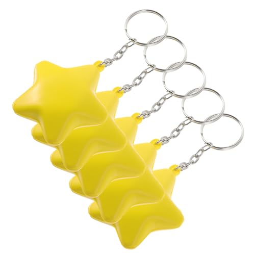 WHAMVOX 6 Stück Teiliges Stern Stressspielzeug mit Schlüsselanhänger Pentagrammförmiges Dekompressionsspielzeug für Lustige Party gastgeschenke Tragbares Entspannungsspielzeug für Jungen von WHAMVOX