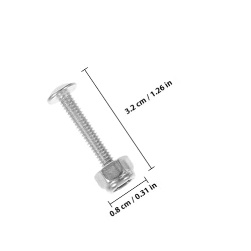 WHAMVOX 6 Stück Tischfußball Schrauben Silber für Kickerfiguren Reparatur Kit Robuste Metallteile zur Befestigung von Fußballspielern Am Kickertisch für Langlebiges Spielvergnügen WHAMVOX 6 Stück Tischfußball Schrauben Silber für Kickerfiguren Reparatur Kit Robuste Metallteile zur Befestigung von Fußballspielern Am Kickertisch für Langlebiges Spielvergnügen von WHAMVOX