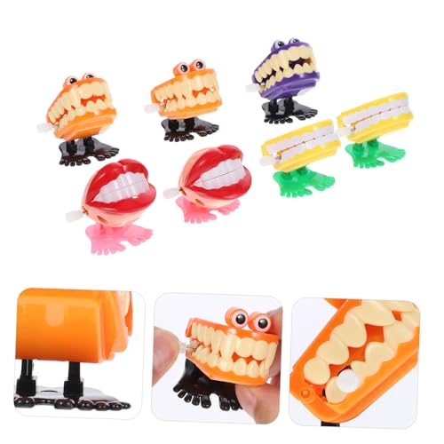 WHAMVOX 7 Stück Teiliges Aufziehspielzeug Chattering Teeth mit Klappernden Laufzähnen Lustiges Blechspielzeug für Kreatives Party dekor Leichtes Robustes Kunststoffspielzeug WHAMVOX 7 Stück Teiliges Aufziehspielzeug Chattering Teeth mit Klappernden Laufzähnen Lustiges Blechspielzeug für Kreatives Party dekor Leichtes Robustes Kunststoffspielzeug von WHAMVOX