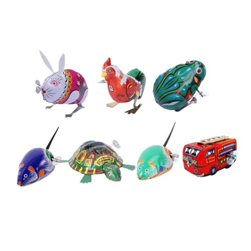 WHAMVOX 7st Nostalgisches Spielzeug Aufziehen Ratte Sautante Zinn Wicklung Hochwertiges Aufziehspielzeug Kinderhandwerk Spielset Kaninchen Spielzeug Frösche Spielzeuge Eisen WHAMVOX 7st Nostalgisches Spielzeug Aufziehen Ratte Sautante Zinn Wicklung Hochwertiges Aufziehspielzeug Kinderhandwerk Spielset Kaninchen Spielzeug Frösche Spielzeuge Eisen von WHAMVOX