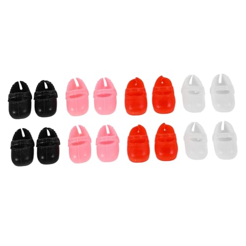 WHAMVOX 8 Paar Simulationspuppenschuhe Mikro Landschafts Requisiten Kleine Schuhdekorationen Kleine Requisiten Puppenhaus Schuhe Miniatur Schuhe Mini Schuhe Miniatur Schuhe von WHAMVOX