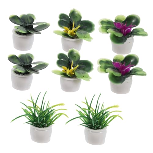 WHAMVOX 8 Stück Miniatur Pflanzen Miniatur Bonsai Topfpflanzen für Puppenhaus Mikro Garten Dekoration Kreatives Geschenk Zubehör WHAMVOX 8 Stück Miniatur Pflanzen Miniatur Bonsai Topfpflanzen für Puppenhaus Mikro Garten Dekoration Kreatives Geschenk Zubehör von WHAMVOX