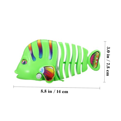WHAMVOX 8 Stück Teiliges Badewannenspielzeug mit Bunten Windup Schwimmfischen aus Robustem Kunststoff Lustige Meeres tierform Automatischer Schwenkmechanismus Sicher und Langlebig für von WHAMVOX