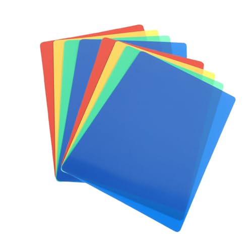 WHAMVOX 8 Teilige Farbige Mauerwerk Trägerplatte Hey Crafts Sensory Pottery Pad Kind Polymer Crafting Modelling DIY Clay Pad Tonpad Für Töpfertonwerkzeuge Harzzubehör Kunststoff von WHAMVOX