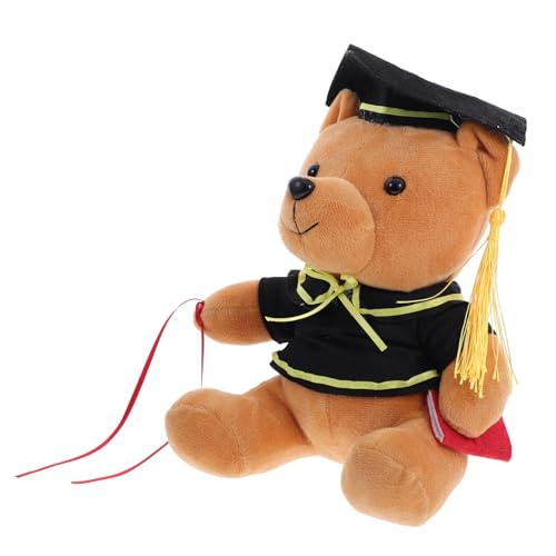 WHAMVOX Abschlussbär Plüschspielzeug Andenken Cute Abschluss Stofftierbär Zum Feiern Und Party Souvenir Pelzy Bär Mit Doktorandenhut WHAMVOX Abschlussbär Plüschspielzeug Andenken Cute Abschluss Stofftierbär Zum Feiern Und Party Souvenir Pelzy Bär Mit Doktorandenhut von WHAMVOX