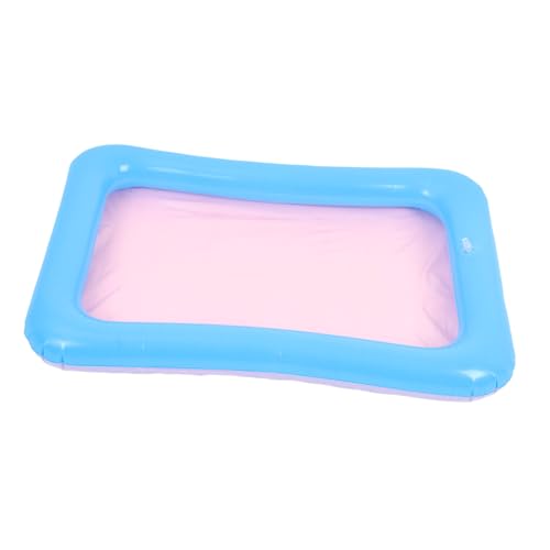 WHAMVOX Aufblasbares Sandspiel Tablett aus PVC Mini Sandkasten und Wasserbecken Faltbares Indoor und Outdoor Sicherer Sand Tray für Kreatives und Angeln WHAMVOX Aufblasbares Sandspiel Tablett aus PVC Mini Sandkasten und Wasserbecken Faltbares Indoor und Outdoor Sicherer Sand Tray für Kreatives und Angeln von WHAMVOX