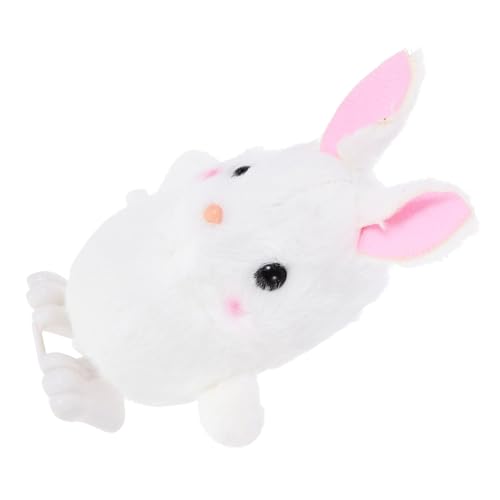 WHAMVOX Aufziehbares Cartoon Kuscheltier Hase Laufendes Wind Up Plüsch Hüpft Interaktives Ostern Weihnachten WHAMVOX Aufziehbares Cartoon Kuscheltier Hase Laufendes Wind Up Plüsch Hüpft Interaktives Ostern Weihnachten von WHAMVOX