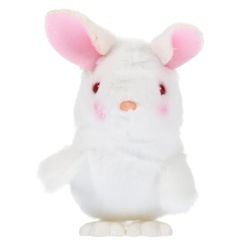 WHAMVOX Aufziehspielzeug Hase Wind up Kaninchen Lustiges Hüpfendes Plüsch Kaninchen Geschenk Für Ostern Kinderzimmer Dekoration Kompakt von WHAMVOX