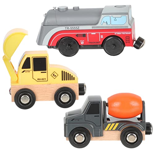 WHAMVOX Baustellenfahrzeug Set LKW Lernspielzeug für Motorik Kreativität und Farberkennung Robustes Konstruktionsmodell für Jungen und Mädchen Ab Jahren von WHAMVOX