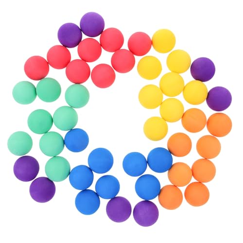 WHAMVOX Bunte Schaumstoffbälle Soft Eva Toss Sponge Balls für Haustiere Indoor Outdoor Spielspaß Party Mitgebsel Füller Stressabbau Vielseitig Robust Leicht Transportabel von WHAMVOX