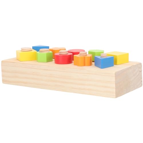 WHAMVOX Pädagogisches Kinderspielzeug: 1 Set Holzschrauben-baustein-Puzzle Für Kinder von WHAMVOX