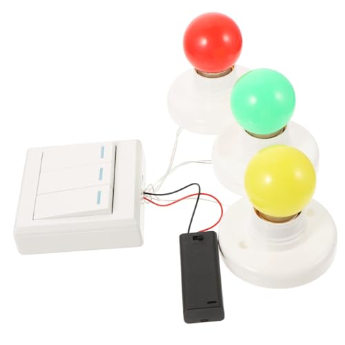 WHAMVOX Busy Board Schalter Steuerung für Rot grün gelb Lichter Interaktives Montessori Lernspielzeug für Ab Jahren Fördert Kreativität Problemlösung und Sensorische Entwicklung von WHAMVOX