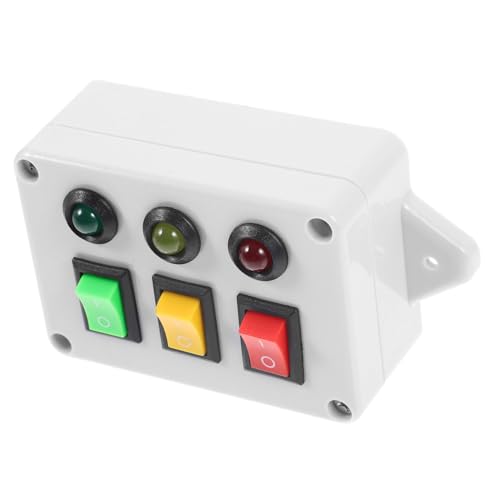 WHAMVOX Busy Board mit LED Lichtschaltern Sichere Glatte Kanten Langlebiges Material Pädagogisches Motorik Lernspielzeug für Kleinkinder und Vorschulkinder von WHAMVOX