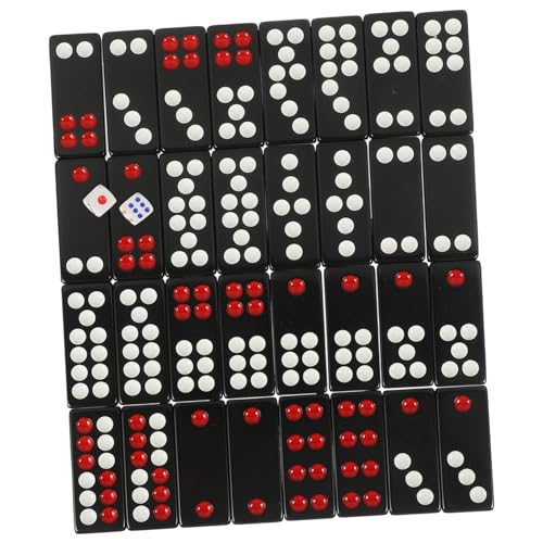 WHAMVOX Chinesisches Paigow Brettspiel Traditionelles Domino Gesellschaftsspiel Tragbare Paigow Fliesen Für Zuhause Party Unterhaltung Logiktraining von WHAMVOX