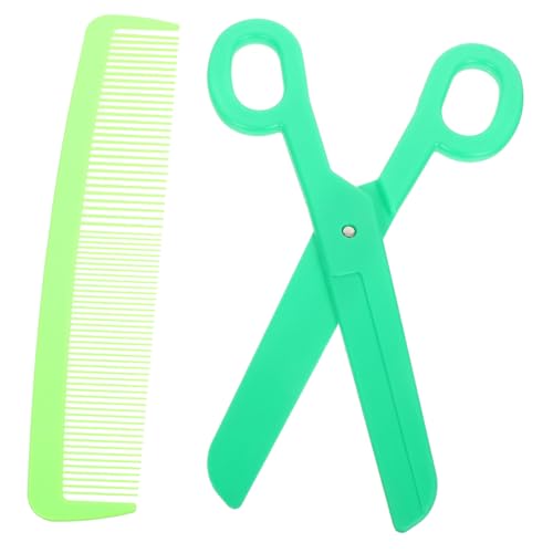 WHAMVOX Clown Schere und Breiter Kamm aus Robustem Kunststoff Langlebiges Bühnenrequisit für Karneval Halloween Cosplay Lustiges Dekor für Theater und Partys von WHAMVOX