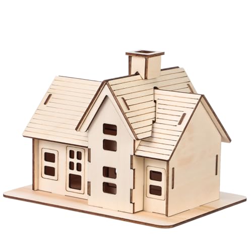 WHAMVOX DIY Holzpuzzle Haus Modellbausatz Holzpuzzle für Erwachsene Kreatives Assemble Dekoratives Miniatur Holzhaus Geschenk für Geburtstag und Party WHAMVOX DIY Holzpuzzle Haus Modellbausatz Holzpuzzle für Erwachsene Kreatives Assemble Dekoratives Miniatur Holzhaus Geschenk für Geburtstag und Party von WHAMVOX