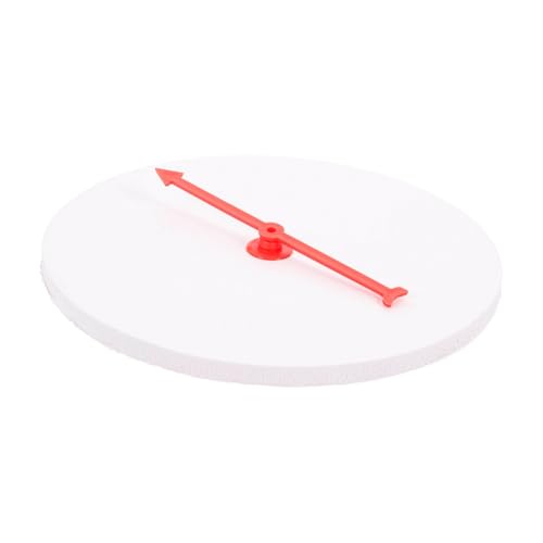 WHAMVOX DIY Kleines Spielrad mit Abwischbarer Whiteboard oberfläche Drehbares Lotterierad für Partyspiele Individuell Beschreibbar Langlebig und Praktisch für Kreative Gewinnspiele von WHAMVOX