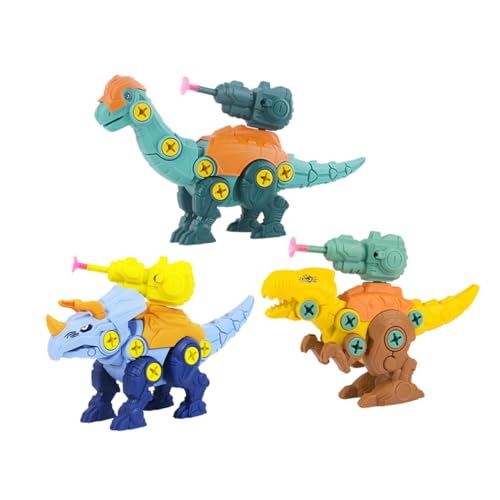 WHAMVOX Dinosaurier Spielset zum Zusammenbauen mit Weichen Saugnäpfen Abnehmbar DIY Schrauben Dinosaurier Modelle Farbenfrohes Lernspielzeug für Intelligenz und Kreativität WHAMVOX Dinosaurier Spielset zum Zusammenbauen mit Weichen Saugnäpfen Abnehmbar DIY Schrauben Dinosaurier Modelle Farbenfrohes Lernspielzeug für Intelligenz und Kreativität von WHAMVOX