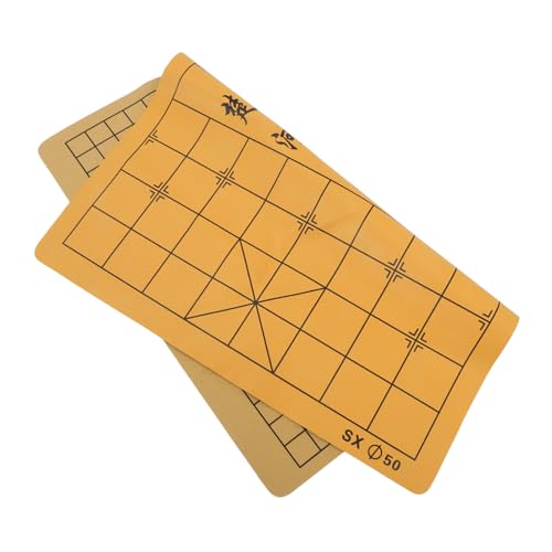 WHAMVOX Doppelseitiges Chinesisches Schachbrett aus Hochwertigem Leder und Filz Faltbares Spielbrett für Erwachsene und Studenten Stabiles Praktisches Brettspielzubehör Zufällige Farbe WHAMVOX Doppelseitiges Chinesisches Schachbrett aus Hochwertigem Leder und Filz Faltbares Spielbrett für Erwachsene und Studenten Stabiles Praktisches Brettspielzubehör Zufällige Farbe von WHAMVOX