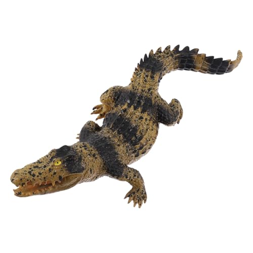 WHAMVOX Flexibles Krokodil Modellspielzeug aus Weichem Kleber Robustes Lernspielzeug für Pädagogisches Tiermodell für Fantasieförderung und Kreative Spielentwicklung von WHAMVOX