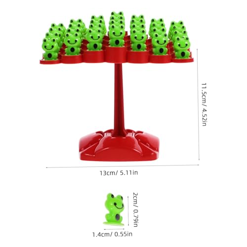 WHAMVOX Frosch Balance Spiel aus Sicherem mit Figuren und Würfeln Fördert Strategisches Denken und Konzentration Familien brettspiel für Montessori von WHAMVOX