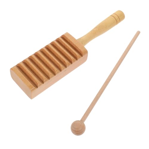 WHAMVOX Guiro Schlaginstrument aus Holz Handliches Percussion Musikinstrument für Kleinkinder Glatte Oberfläche ohne Scharfe Kanten Fördert Feinmotorik und Hand Auge koordination für WHAMVOX Guiro Schlaginstrument aus Holz Handliches Percussion Musikinstrument für Kleinkinder Glatte Oberfläche ohne Scharfe Kanten Fördert Feinmotorik und Hand Auge koordination für von WHAMVOX