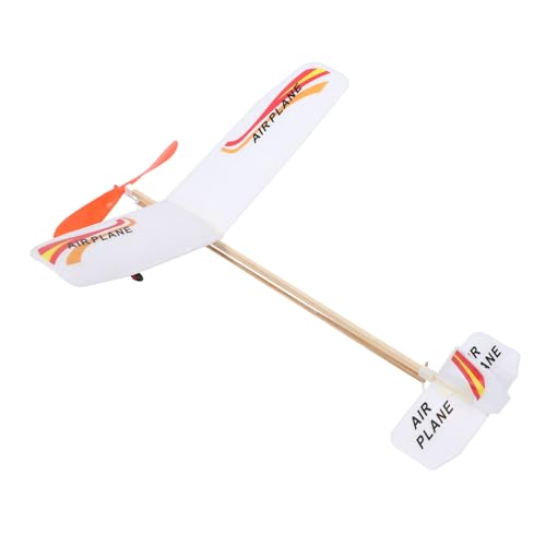 WHAMVOX Gummiband Flugzeug Modell DIY Bausatz für Kleines Leichtes Flugmodell mit Gummimotor Robustes Material Indoor und Outdoor Geeignet für Jungen Ab Jahren von WHAMVOX