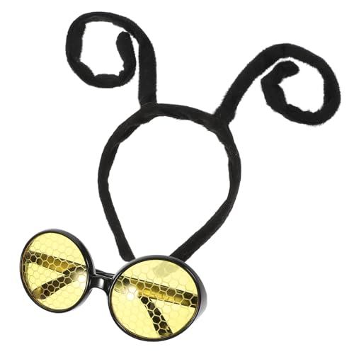 WHAMVOX Halloween Antenne Stirnband mit Brille Leichtes Bequemes Party Accessoire für Erwachsene Kreatives Kostümzubehör für Ostern Karneval Geburtstag Cosplay und Maskenfest WHAMVOX Halloween Antenne Stirnband mit Brille Leichtes Bequemes Party Accessoire für Erwachsene Kreatives Kostümzubehör für Ostern Karneval Geburtstag Cosplay und Maskenfest von WHAMVOX