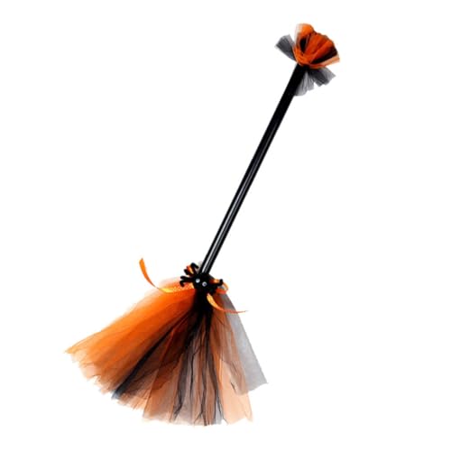 WHAMVOX Halloween Hexenbesen Requisit Kostüm Zubehör Bunter Hexenbesen Cosplay Party Deko Für Erwachsene Zufällige Farbe von WHAMVOX