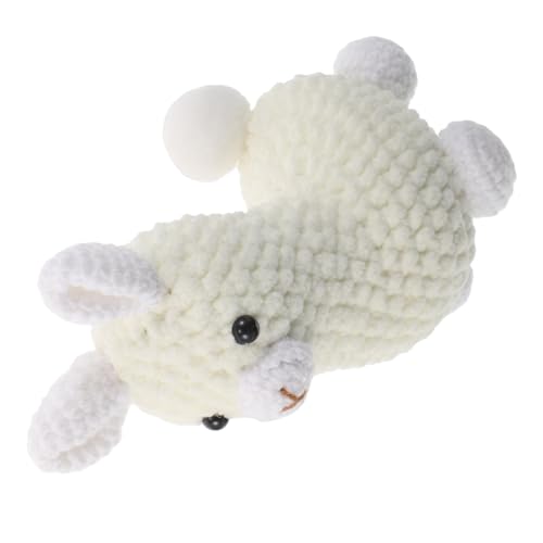 WHAMVOX Handgefertigtes Häkel-alpaka-anhänger aus Weichem Garn Leichtes Handgestricktes Tierfigur-hängedekor für Rucksack Schlüsselanhänger DIY-car-Ornament Tragbar und Langlebig von WHAMVOX