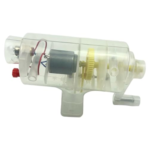 WHAMVOX Handkurbelgenerator Handgenerator Physik Experimentiergerät für Schüler Stromerzeugung Lernspielzeug Robust Langlebig für Unterricht und Praktische Wissenschaftserfahrung von WHAMVOX